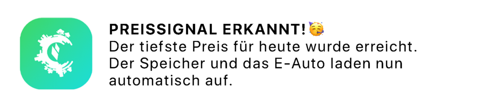 Preissignalfähigkeit spart Geld beim Laden des Elektroautos