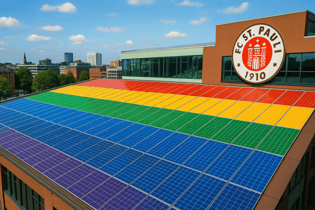 Photovoltaik Anlage St. Pauli - Regenbogen