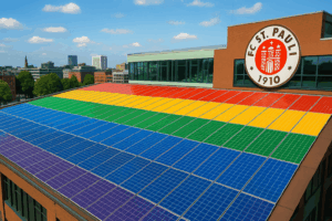 Photovoltaik Anlage St. Pauli - Regenbogen