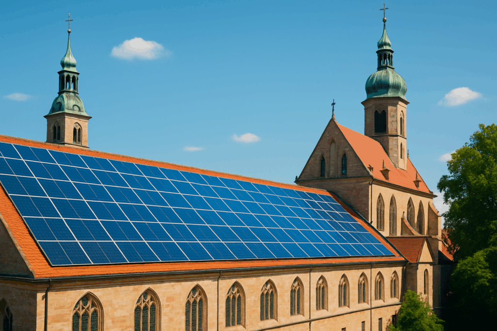 PV Anlagen Kloster und Denkmalschutz