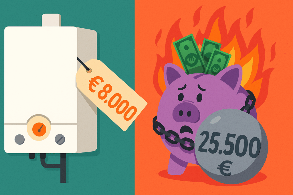 Gasheizung vs. Wärmepumpe Kostenvergleich