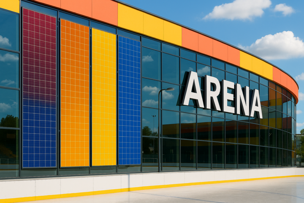 Fassaden Photovoltaik Anlage