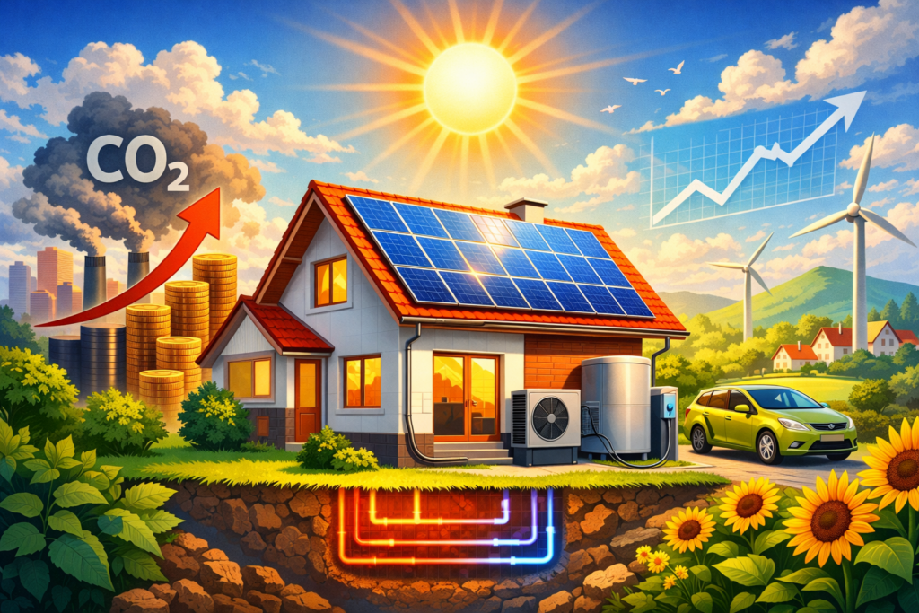 Photovoltaik CO2 Preis