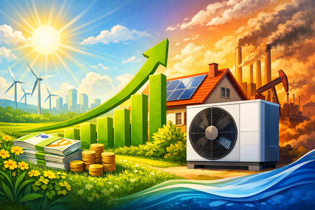 Waermepumpen Absatz 2025