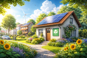 Grüne Hausnummer Lüneburg