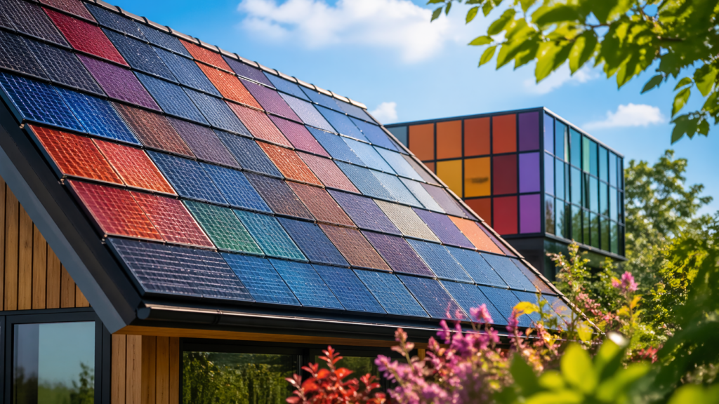 Fraunhofer farbige PV Module