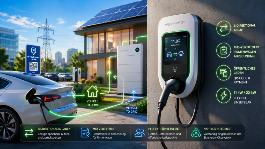 Sigenergy bidirektionale AC Wallbox